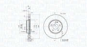 360406188001 Brzdový kotouč MAGNETI MARELLI