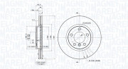 360406188101 Brzdový kotouč MAGNETI MARELLI