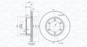 360406188201 Brzdový kotouč MAGNETI MARELLI