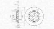 360406188501 Brzdový kotouč MAGNETI MARELLI