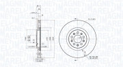 360406189201 Brzdový kotouč MAGNETI MARELLI