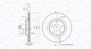 360406189301 MAGNETI MARELLI brzdový kotúč 360406189301 MAGNETI MARELLI