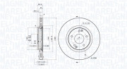 360406189501 Brzdový kotouč MAGNETI MARELLI