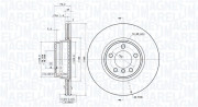 360406189701 MAGNETI MARELLI brzdový kotúč 360406189701 MAGNETI MARELLI