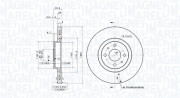 360406211201 Brzdový kotouč MAGNETI MARELLI