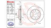 360406172801 Brzdový kotouč MAGNETI MARELLI