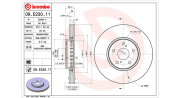 360406173001 Brzdový kotouč MAGNETI MARELLI