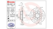 360406002002 Brzdový kotouč MAGNETI MARELLI