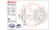 360406002802 Brzdový kotouč MAGNETI MARELLI