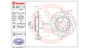 360406040002 Brzdový kotouč MAGNETI MARELLI