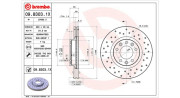 360406041402 Brzdový kotouč MAGNETI MARELLI