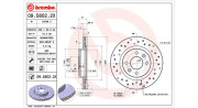 360406043102 Brzdový kotouč MAGNETI MARELLI