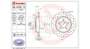 360406095502 Brzdový kotouč MAGNETI MARELLI