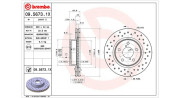 360406160702 Brzdový kotouč MAGNETI MARELLI