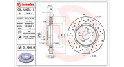 360406178202 Brzdový kotouč MAGNETI MARELLI