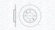 361302040163 Brzdový kotouč MAGNETI MARELLI