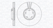 361302040170 Brzdový kotouč MAGNETI MARELLI