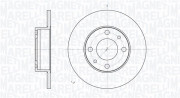 361302040181 MAGNETI MARELLI brzdový kotúč 361302040181 MAGNETI MARELLI