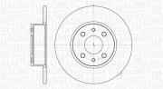 361302040187 Brzdový kotouč MAGNETI MARELLI