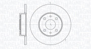 361302040217 Brzdový kotouč MAGNETI MARELLI