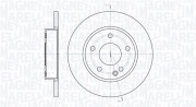 361302040257 MAGNETI MARELLI brzdový kotúč 361302040257 MAGNETI MARELLI