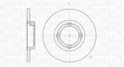 361302040267 Brzdový kotouč MAGNETI MARELLI