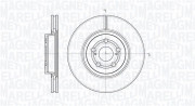 361302040302 Brzdový kotouč MAGNETI MARELLI