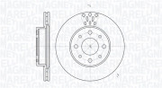 361302040350 Brzdový kotouč MAGNETI MARELLI