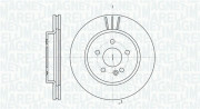 361302040396 Brzdový kotouč MAGNETI MARELLI