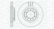 361302040402 Brzdový kotouč MAGNETI MARELLI