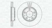 361302040440 Brzdový kotouč MAGNETI MARELLI