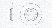 361302040691 Brzdový kotouč MAGNETI MARELLI