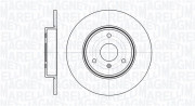 361302040729 Brzdový kotouč MAGNETI MARELLI