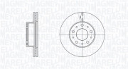 361302040801 Brzdový kotouč MAGNETI MARELLI