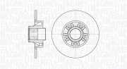 361302040817 Brzdový kotouč MAGNETI MARELLI