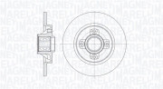 361302040823 MAGNETI MARELLI brzdový kotúč 361302040823 MAGNETI MARELLI