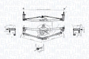 085570190010 Tyčoví stěračů MAGNETI MARELLI