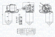 064373800010 Motor stěračů MAGNETI MARELLI