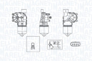 064376090010 Motor stěračů MAGNETI MARELLI