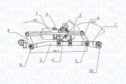 064377500010 Systém čištění skel MAGNETI MARELLI