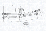 064351765010 Systém čištění skel MAGNETI MARELLI