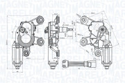 064073100010 Motor stěračů MAGNETI MARELLI