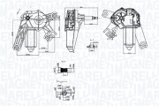 064073800010 Motor stěračů MAGNETI MARELLI