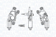 064074600010 MAGNETI MARELLI motor stieračov 064074600010 MAGNETI MARELLI