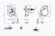 064074700010 Motor stěračů MAGNETI MARELLI