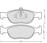 430216171164 Sada brzdových destiček, kotoučová brzda MAGNETI MARELLI