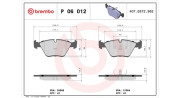 363700406012 Sada brzdových destiček, kotoučová brzda MAGNETI MARELLI