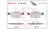 363700406019 Sada brzdových destiček, kotoučová brzda MAGNETI MARELLI