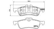 363700406032 Sada brzdových destiček, kotoučová brzda MAGNETI MARELLI