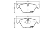 363700506036 Sada brzdových destiček, kotoučová brzda MAGNETI MARELLI